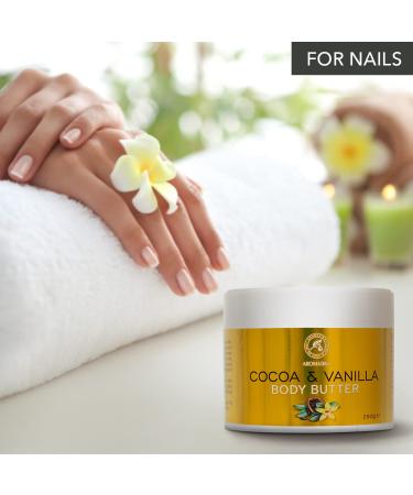 Cocoa & Vanilla Body Butter 250g | Natural Moisturizer for Very Dry Skin | Luxurious Skin & Hand Care - Buy Online on SooperMarket.com