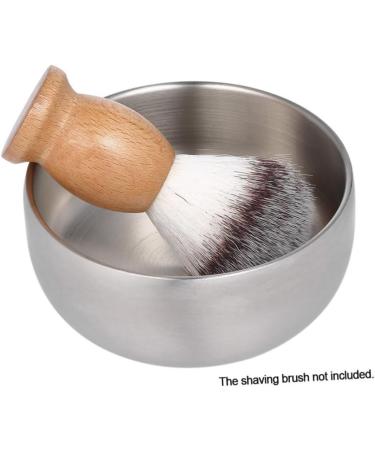 Angoily 3-Pack Razor Shell for Men - Premium Shaving Foam Cup & Soap Box | Steel Lid Silver Design - 11x11x6.5cm - Buy Online on SooperMarket.com