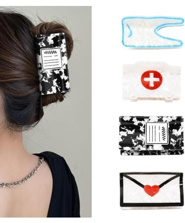 Colorful Novelty Shape Woman Teens Hair Ponytail Hair Claw Delicate Hair Clip Durablity Taking Photo Hair Supply Mouse cursor - Buy Online on SooperMarket.com