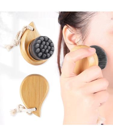 Spclsim Bath Brush Set - Body Exfoliating & Cleaning Scrubber with Long Wooden Handle - Buy Online on SooperMarket.com