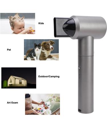 Cordless Hair Dryer Rechargeable Blow Dryer Travel Hair Dryer with Nozzle Hot and Cold Air Mode Compact Hair Dryer Blow Dryer for Fast Drying Low Noise Hair Dryer for Home - Buy Online on SooperMarket.com