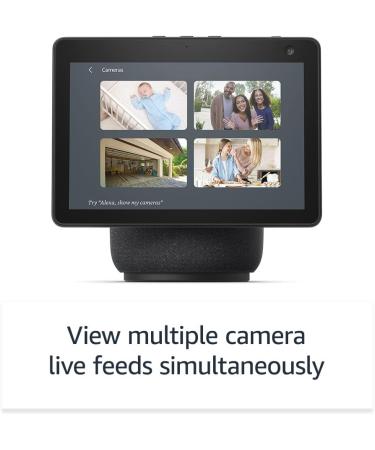Echo Show 10 (3rd Gen) | HD smart display with motion and Alexa | Charcoal Charcoal Device Only - Buy Online on SooperMarket.com