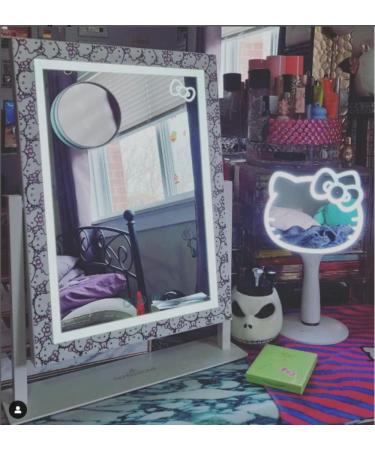 Hello Kitty Cute Tri Tone LED Makeup Mirror with Lights and 3X Magnification - Buy Online on SooperMarket.com