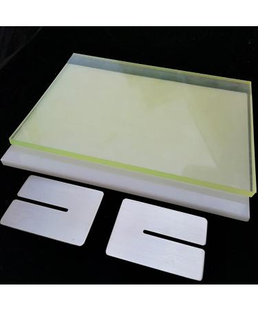 Leather Craft Punching Pad Handmade Leather Craft Tools White Plastic Cutting Board Mat Stamping Punching Hammer Pad Punching Protection Pad Diamond Chisel aid