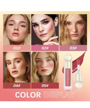 Matte and Dewy Cream Blush Stick | Lightweight, Long-Wearing, Smudge Proof | Easy to Blend Natural-Looking Cheek Blush (02) - Buy Online on SooperMarket.com