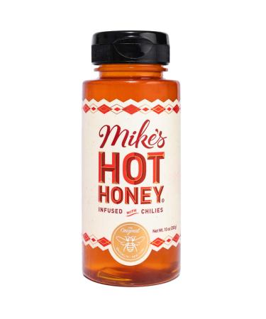 Mike's Hot Honey 10 oz Easy Pour Bottle (1 Pack) Make your Valentine's Day Hot with the Sweet & Heat in our 100% Pure Honey Shelf-Stable Gluten-Free & Paleo