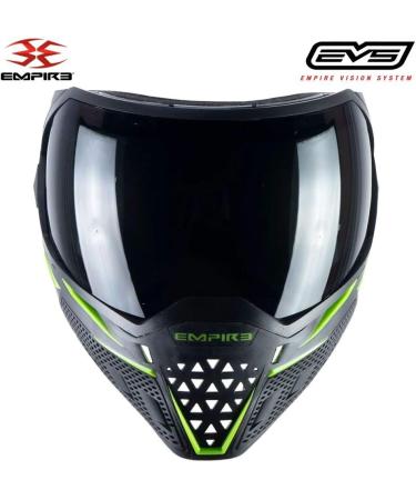 Empire EVS Thermal Paintball Mask/Goggle - Black/Lime - 2 Thermal Lenses - Buy Online on SooperMarket.com