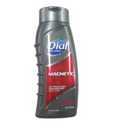 Dial Body Wash for Men Magnetic Clean Rinse 16 Ounce (Pack of 6) Magnetic Clean Rinse 16 Fl Oz (Pack of 6)