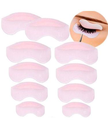Pack of 10 silicone pads for eyelash extension