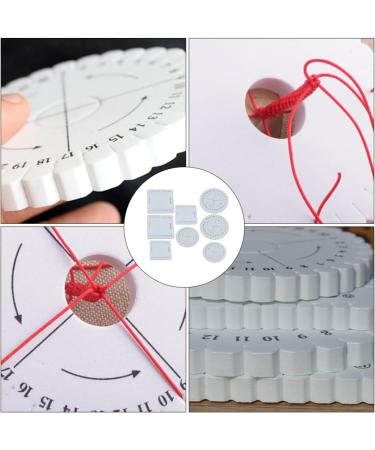 24pcs Beaded Accessories Foam DIY Kumihimo Eva Round Knitting Plates Set - Buy Online on SooperMarket.com