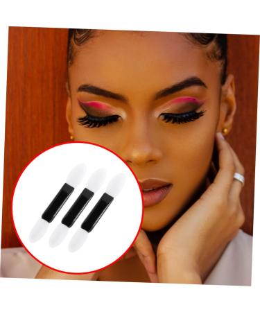 Gogogmee 100pcs Make up Applicators for Face Dual Sided Eyeshadow Brush Makeup Eyeshadow Brush Smudge Brush M White - Buy Online on SooperMarket.com