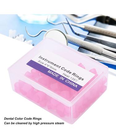 Non-Toxic Silicone Dental Code Rings | Color Code Rings for Dental Instruments & Orthodontic Accessories - Pink Options Available - Buy Online on SooperMarket.com