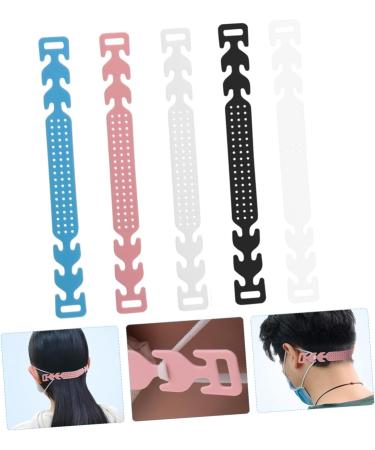 Magiclulu 10pc Elastic Mask Extension Straps & Buckles - Adjustable Ear Aid for Comfort | Elder Rings 15x1.5cm - Buy Online on SooperMarket.com
