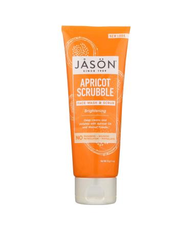 JASON NATURAL PRODUCTS APRICOT SCRUBBLE FACE WSH  4 OZ