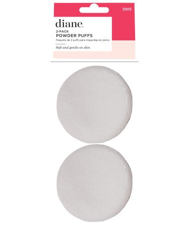 Diane D815 Makeup Cosmetic Puffs for Compacts  Pressed Powders  Setting Powders - 2 Count (Pack of 1)
