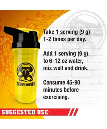 MAMMOTH PUMP Pre Workout Powder Superior Muscle Pumps Increase Strength & Endurance Explosive Power & Energy Supplement Heightened Focus Quick Recovery Reduced Soreness (30 Serves Watermelon) Watermelon 270.0 g (Pack of 1) - Buy Online on SooperMarket.com