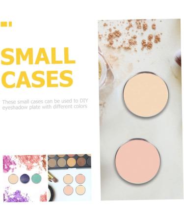 Beavorty 100 Pcs Eye Shadow Disk Eyeshadow Makeup Pans Diy Cosmetic Pallet Miss Plate Stainless Steel - Buy Online on SooperMarket.com