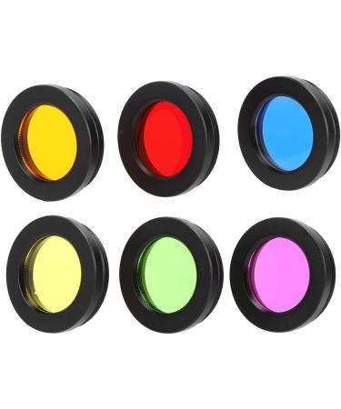 ASHATA Telescope Filters  6 Colors 1.25 Inch Colorful Telescope Eyepieces Filter  Optical Glass Astronomical Lens Filter for Enhancing Definition and Resolution in Lunar Planetary Observation - Buy Online on SooperMarket.com