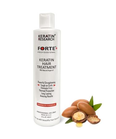 KERATIN FORTE Extra Strength Brazilian Keratin Hair Treatment Professional 300ml Bottle Proven Amazing Results