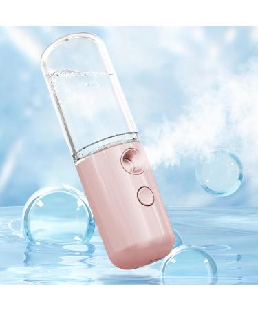 Nano FacialHandy Mist Sprayer Hydrating Makeup and Moisturizing Atomization Humidifier for Skin Care (Pink) (Light Pink) - Buy Online on SooperMarket.com