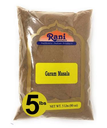 Rani Garam Masala Indian 11-Spice Blend 80oz (5lbs) 2.27kg Bulk  All Natural, Salt-Free | Vegan | No Colors | Gluten Friendly | NON-GMO | Indian Origin