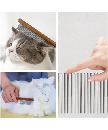 Cat Brush 3 Pcs Solid Wood Pet Comb Grooming Tool Dog Flea Comb Pet Combs Suitable for Cats Dogs Rabbits and Other Pets Grooming Long Hair Hair Cleaning and Flea Cleaning - Buy Online on SooperMarket.com