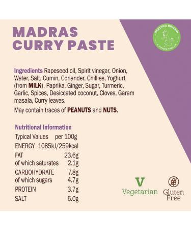 Cottage Delight - Madras Curry Paste 175g - Buy Online on SooperMarket.com