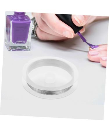 Healeved Manicure Supplies Nail Art Decoration Copper Wire Copper Wire for Jewelry Making Copper Beading Wire Diy Jewelry Wire Beading Wire for Jewelry Nail Art Decoration Line Gold Thread Silver medium - Buy Online on SooperMarket.com