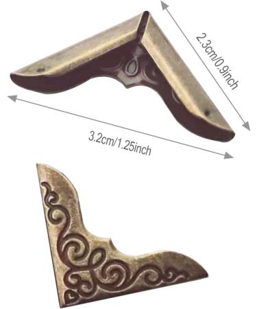 Book Corner Protector Metal Corner Cover for Scrapbook Album Menu Folder Include 50PCS Gold  50PCS Silver and 50PCS Bronze (150PCS) - Buy Online on SooperMarket.com