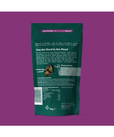 Nut Perfect Pistachio Nuclei | Gently Roasted & Unsalted | Crunchy Snack | CO2 Savings | 70g International Shipping Available - Buy Online on SooperMarket.com