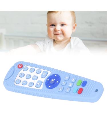 Baby Remote Control Teether Toy - Interactive Teething Toy with Colorful Buttons for Home Use (Blue) - Buy Online on SooperMarket.com