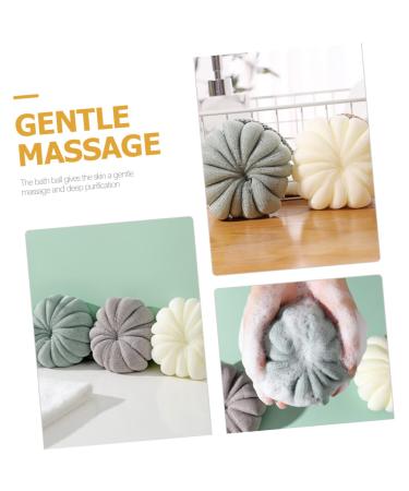 Buy Mikinona 3pcs Bath Ball Towel Set - Essential Bathing Accessories for Men & Women | Body Wash & Lotion Applicator | Travel Shower Gel Towels Online - Buy Online on SooperMarket.com