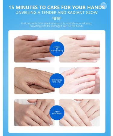 NYS CLOUD Elastic Skinny Hand Mask - 10 Pairs of Serum-Infused Moisturizing Hand Gloves - Buy Online on SooperMarket.com