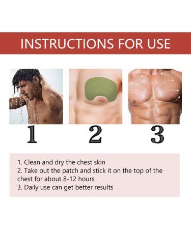 Generic 12pcs Male Chest Breast Lift Tape Ginger Breast Firming Patch for Men Male Boys Gentlemen Default - Buy Online on SooperMarket.com
