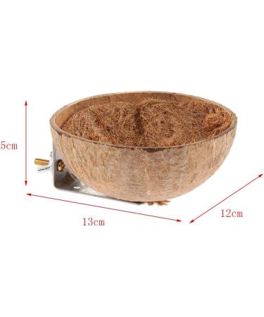 Buy SM SunniMix Coconut Shell Bird Nest Toy for Budgerigar Cockatiel Parrot & Lovebird - Perfect for Pet Birds - Fast International Shipping - Buy Online on SooperMarket.com