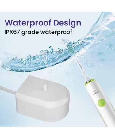 Replacement Model HX6100 Charger for Philips Sonicare Electric Toothbrush Charging Base HX3000 / HX6000 / HX8000 / HX9000 Series Portable Waterproof Power Cord-1 for philips-1 - Buy Online on SooperMarket.com