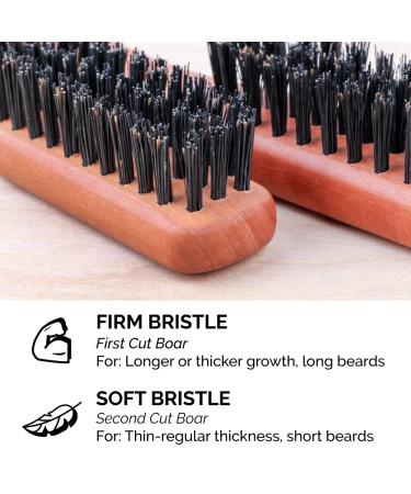 ZEUS 100% Boar Bristle Beard and Moustache Brush - Made in Germany - Soft/Medium Bristles - J92 - Buy Online on SooperMarket.com