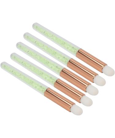 5pcs Lip Brush Round Tip Rhinestones Handle Soft Hair Makeup Brush for Lipstick Lip Gloss Lip Smudge Brush Professional Lip Makeup Brush - Buy Online on SooperMarket.com