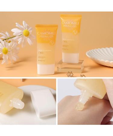 Chamomile Exfoliating Gel - Deep Cleansing Pore Tightening & Hydrating (60g) | Gentle Exfoliation for Improved Skin Tone - Buy Online on SooperMarket.com