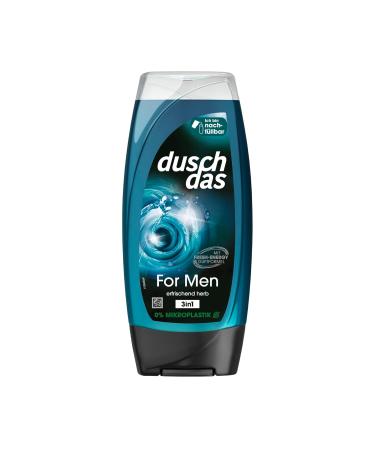 Duschdas 3-in-1 Shower Gel & Shampoo for Men - Fresh-Energy Fragrance | 6 x 225ml Pack | Refreshing Daily Shower Experience - Buy Online on SooperMarket.com