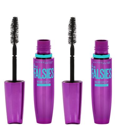 Maybelline Volum' Express Falsies Volumizing Waterproof Mascara Very Black 2 Count