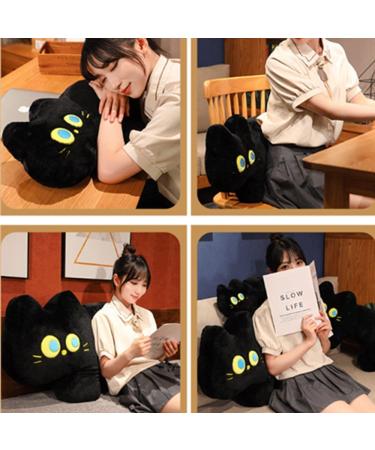 OUKEYI Cat Pillow Plush Black Cat Plush Toy Soft Plush Doll Kawaii Black Cat Stuffed Animals for Kids Birthday Girlfriend Valentines (15.7"/40cm) - Buy Online on SooperMarket.com