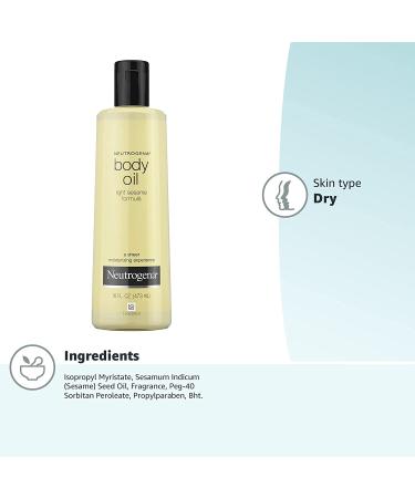 Neutrogena Body Oil 16 fl oz - Nourishing & Hydrating Moisturizer - Buy Online on SooperMarket.com