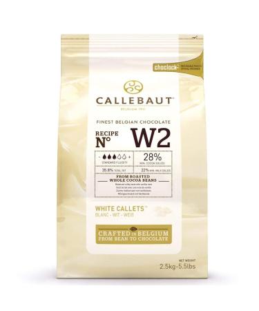 Callebaut Select White W2 Chocolate Callets 2.5 kg