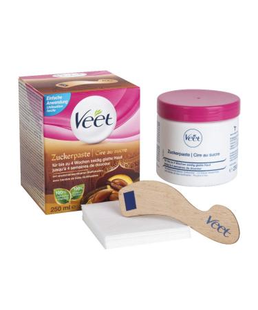 Veet Sugaring Sugar Paste 3-Pack (3x250ml) for Long-Lasting Smooth Skin - Hair Removal Solution - Buy Online on SooperMarket.com