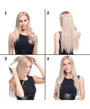 Buy Affordable Tess Hair Parts Real Remy Hair Extensions - Wavy 20 (50cm) 70g #1B Natural Black - International Shipping Available - Buy Online on SooperMarket.com
