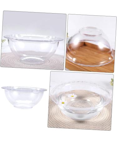 Didiseaon 2 Pcs Lace Washbasin Bathroom Face Basin Cleaning Basin for Home Washing Basin for Face Home Face Basin Vegetable Wash Bowl Baby Wash Bowl Washing Dishes Tub Pp Portable Wash Basin 23x23cmx2pcs Transparentx2pcs - Buy Online on SooperMarket.com