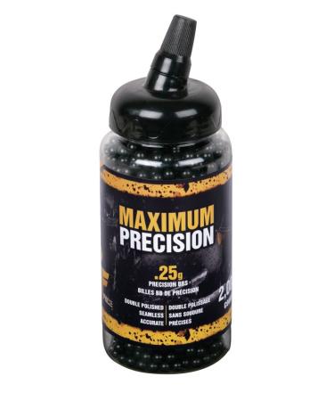 Crosman 6mm Plastic Airsoft BBS, 0.25g, 2000 RDS, Black Game Face SAP2025 Maximum Precision Heavy-Weight .25-Gram Black AirSoft BBs (2000-Count)