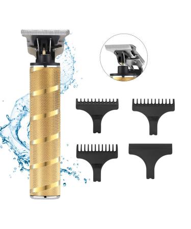 SURKER Electric Pro Li Clippers - Waterproof Cordless Hair Trimmer for Men | Rechargeable T-Blade Grooming Accessories (Gold - Buy Online on SooperMarket.com