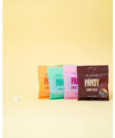 PANDY Candy SWEET PEACH - Gummy Candies Bag Only 1g Sugar & 80 Calories 1x50g Sweet Peach 1x50g - Buy Online on SooperMarket.com